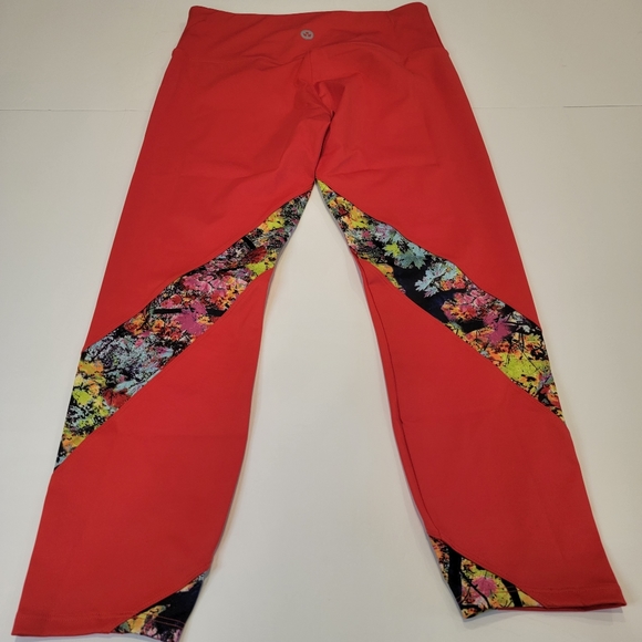 Soulgani Active Heart of It All Legging Size MP NWOT! Flame Red - Picture 9 of 11
